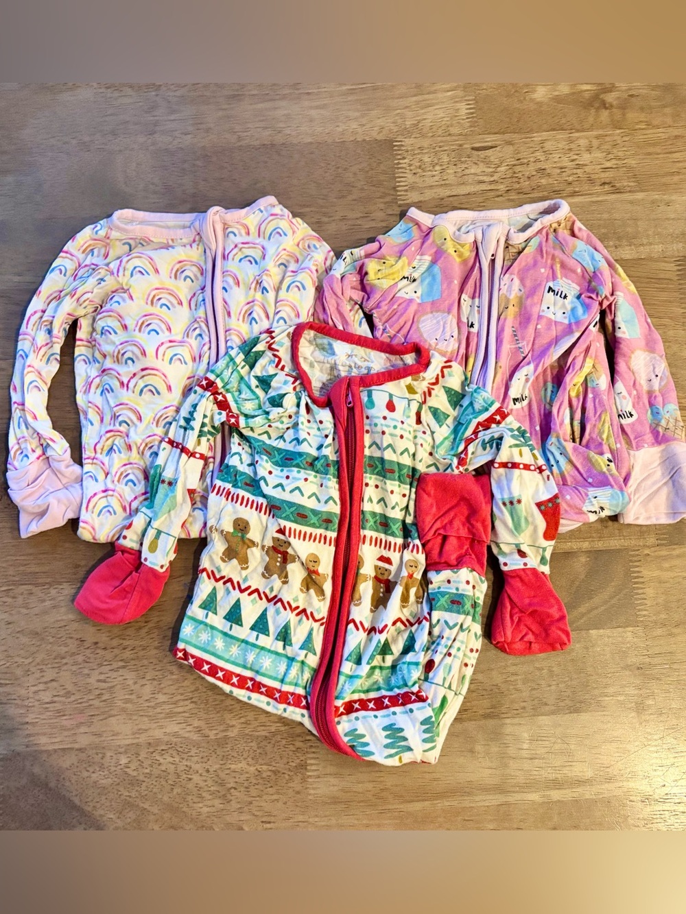 Little Sleepies Zippies Onsie - Set of 3